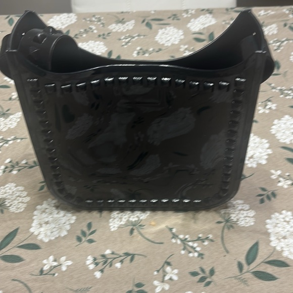 Carmen Sol black shoulder strap or cross body bag - Picture 11 of 13